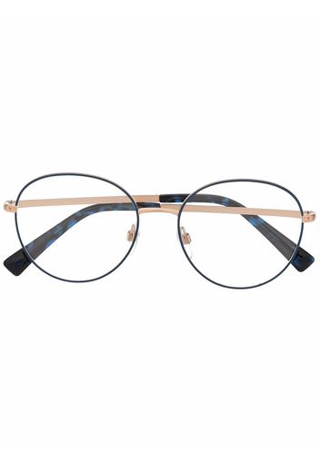 Valentino Eyewear Occhiali tondi Rockstud - Oro