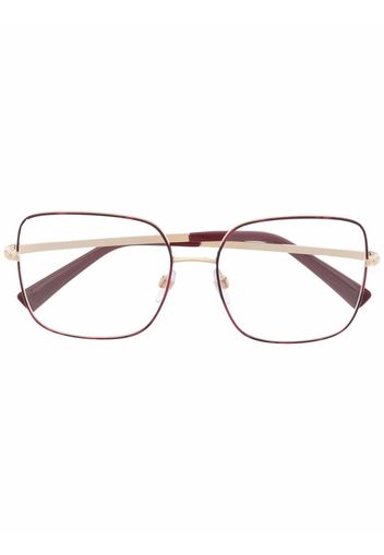 Valentino Eyewear Occhiali squadrati - Rosso