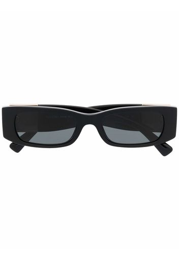 Valentino Eyewear Occhiali da sole rettangolari - Nero