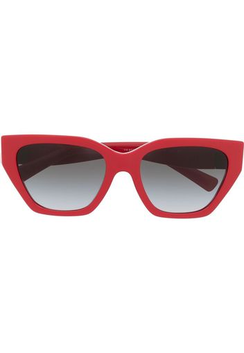 Valentino Eyewear wayfarer-frame sunglasses - Rosso