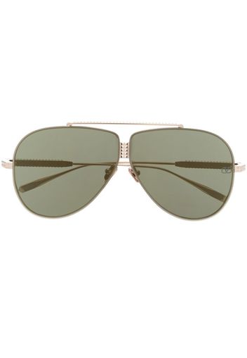 VALENTINO EYEWEAR Occhiali da sole con montatura stile pilota Rockstud - Oro