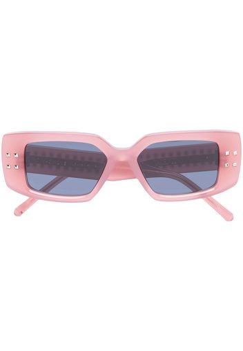 Valentino Eyewear rectangular-frame sunglasses - Rosa