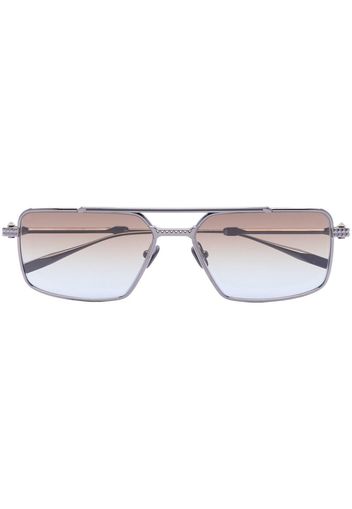 Valentino Eyewear Occhiali da sole Rockstud con montatura stile pilota - Nero