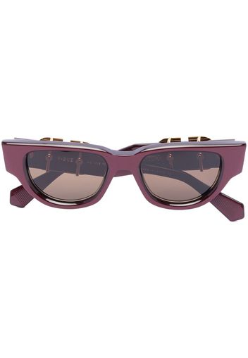 Valentino Eyewear Occhiali da sole cat-eye VLOGO - Rosso