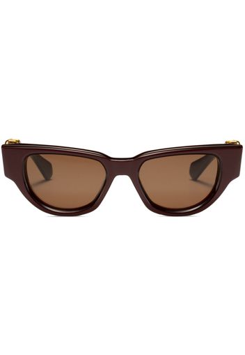 Valentino Eyewear V-logo cat-eye sunglasses - Rosso