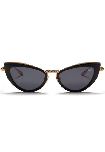 Valentino Eyewear Occhiali da sole cat-eye Rockstud - Rosa