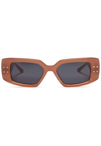 Valentino Eyewear Rockstud-embellishment sunglasses - Rosa