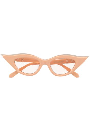 Valentino Eyewear Vlogo cat-eye frame sunglasses - Toni neutri