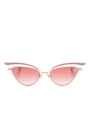 Valentino Eyewear cat-eye gradient sunglasses - Oro