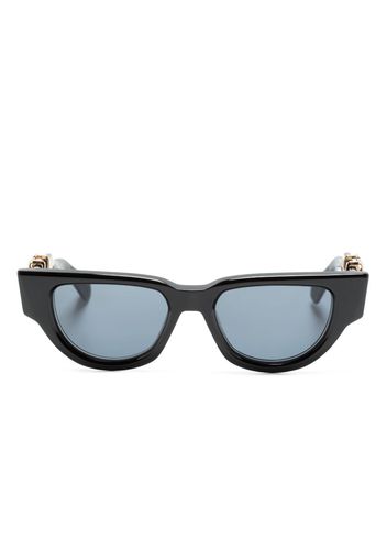 Valentino Eyewear Occhiali da sole cat-eye VLOGO - Nero