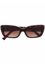 Valentino Eyewear Occhiali da sole squadrati Roman Stud - Marrone