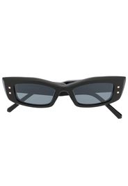 Valentino Eyewear Rockstud rectangle-frame sunglasses - Nero