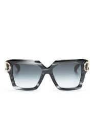 Valentino Eyewear Occhiali da sole squadrati VLOGO - Nero