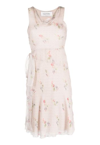 Valentino Garavani Pre-Owned 2000s floral print silk dress - Rosa