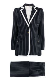 Valentino Garavani Pre-Owned 1990s pinstripe two-piece suit - Blu