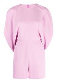 Valentino Garavani Pre-Owned 2000s batwing sleeves silk jumpsuit - Rosa