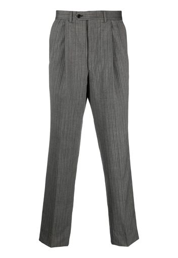 Valentino Pre-Owned Pantaloni sartoriali gessati anni '80 - Grigio