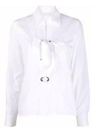 Valentino Pre-Owned Camicia con scollo a V anni 2000 - Bianco