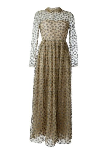 Valentino Garavani star embroidered evening dress - Toni neutri