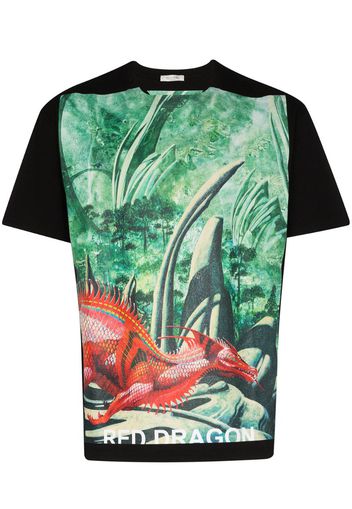 Red Dragon printed T-shirt