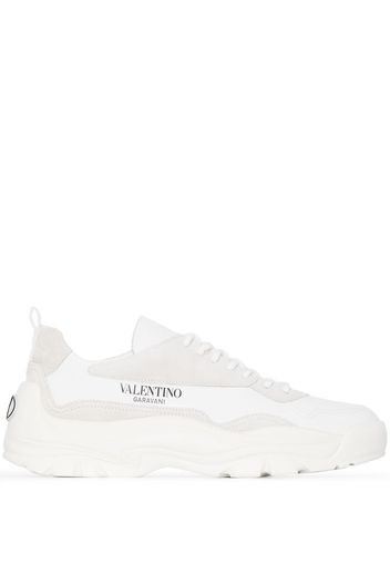 white Gumboy leather sneakers