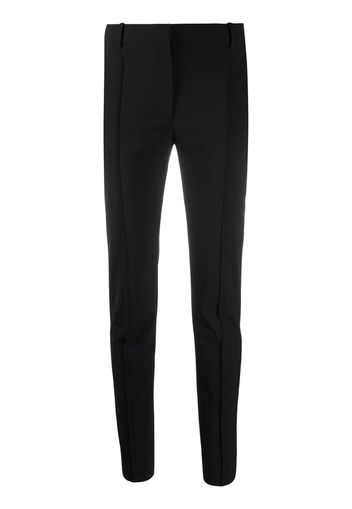 slim-fit tailored trousers