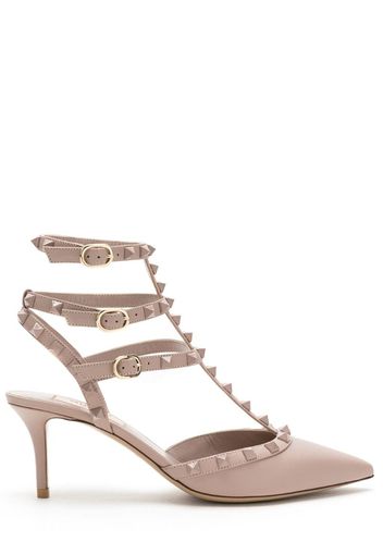 SCARPIN ROCKSTUD EM COURO