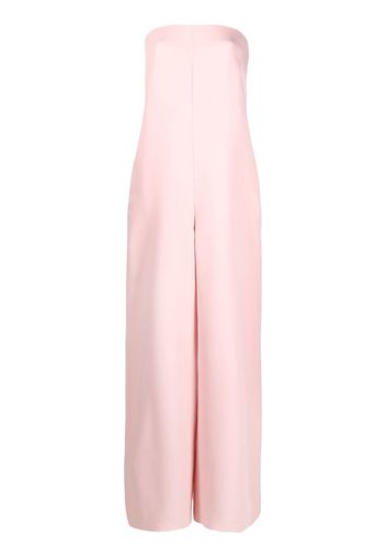 Valentino strapless wide-leg jumpsuit - Rosa