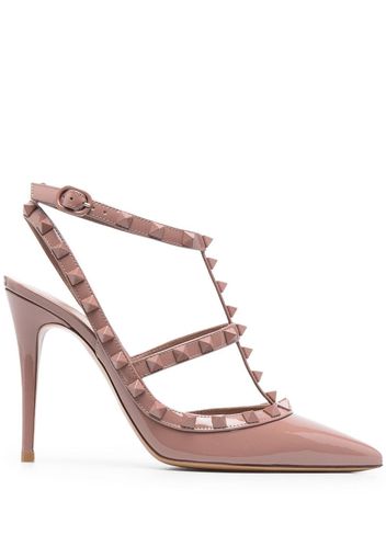 Valentino Garavani Pumps con cinturino alla caviglia Rockstud - Toni neutri