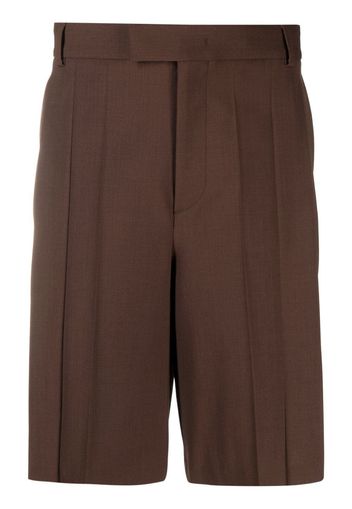Valentino pleat-detail shorts - Marrone
