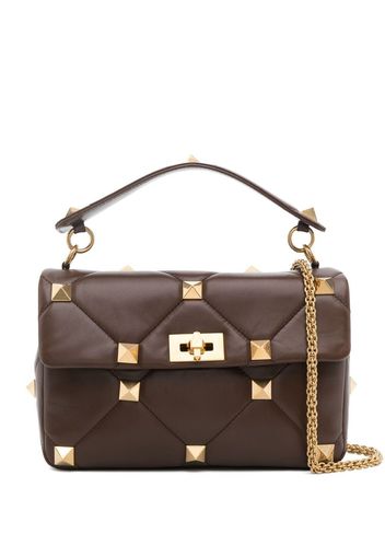 Valentino Garavani Borsa tote Rockstud con decorazione - Marrone