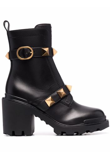 Valentino Garavani Stivaletti Roman Stud - Nero