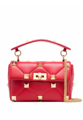 Valentino Garavani Borsa a spalla media Roman Stud - Rosso