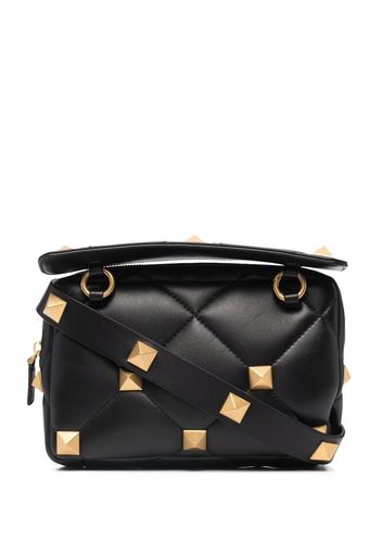 Valentino Garavani Clutch Rockstud con decorazione - Nero