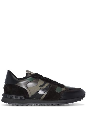 Valentino Garavani VALENTINO BLK ROCKRUNNER SNKR - Nero