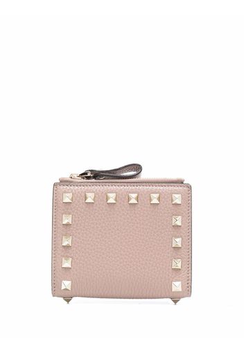 Valentino Garavani Rockstud bi-fold wallet - Rosa