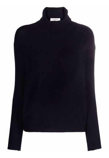 Valentino cashmere roll-neck jumper - Blu