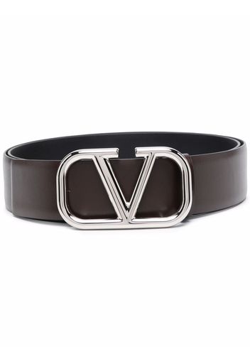 Valentino Garavani VLogo Signature buckle belt - Marrone