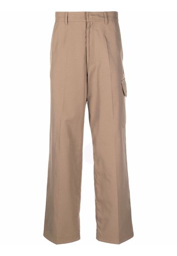 Valentino patch pocket detail chinos - Marrone