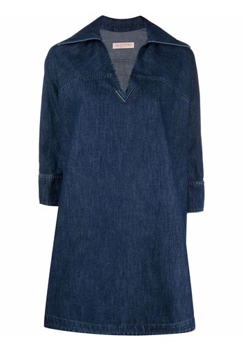 Valentino denim mini dress - Blu