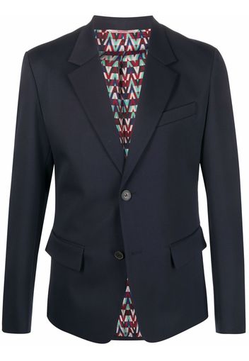 Valentino wool-blend blazer - Blu