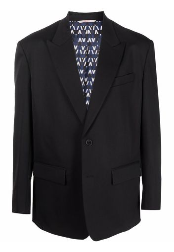 Valentino single-breasted blazer - Nero