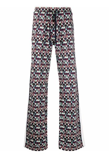 Valentino Optical Valentino-print track pants - Rosso