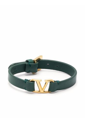 Valentino Garavani Bracciale con applicazione VLOGO - Verde