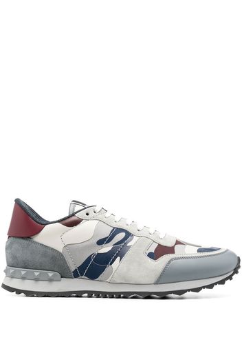 Valentino Garavani Rockrunner Camouflage sneakers - Grigio