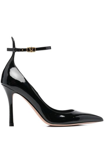 Valentino Garavani VLogo buckle 105mm pumps - Nero