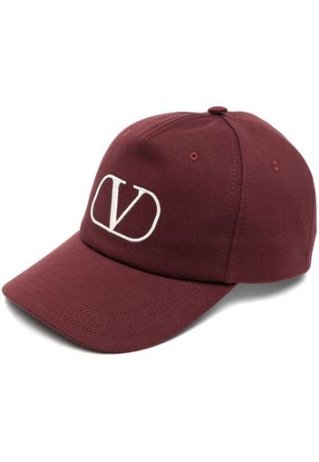 Valentino VLOGO cotton baseball cap - Viola