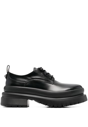 Valentino Garavani Ono leather derby-shoes - Nero