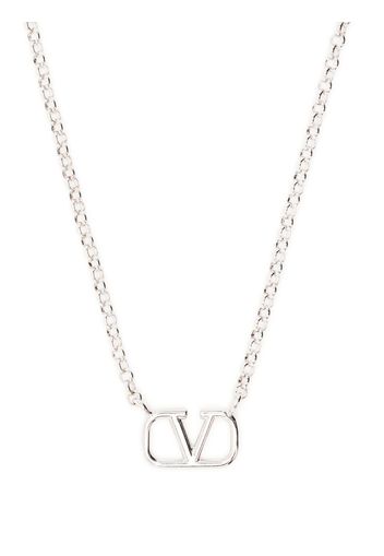 Valentino Garavani VLogo pendant necklace - Argento