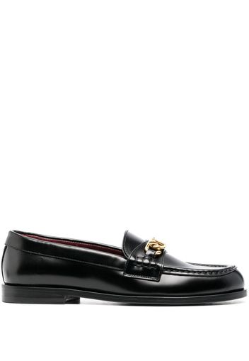 Valentino Garavani VCHAIN leather loafers - Nero